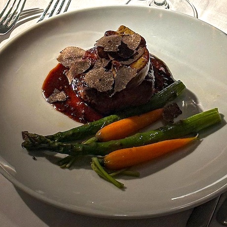 Rinderfilet mit schwarzen Trüffeln